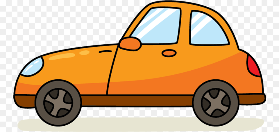 Cartoon Graphic Design Cartoon Car No Background, Transportation, Vehicle, Taxi Png