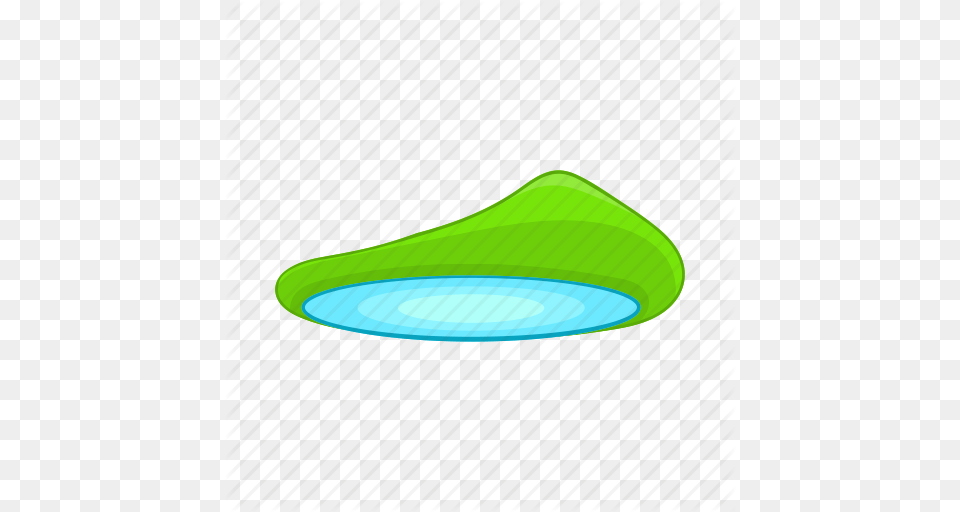 Cartoon Grass Green Lake Nature Pond Water Icon, Lighting, Ceiling Light Free Png Download