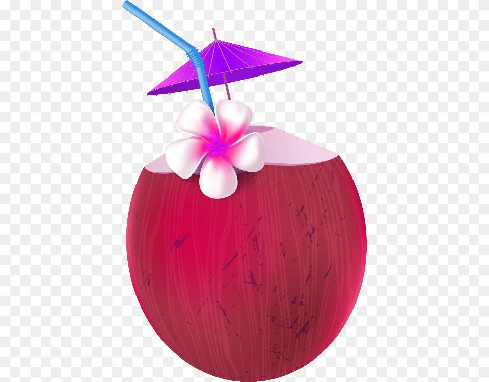 Cartoon Green Coconut Summer Coconut Juice, Food, Fruit, Plant, Produce Free Png Download