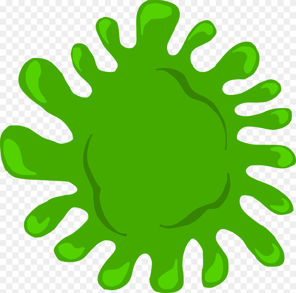 Cartoon Green Slime Blots Vector 3 Circle, Stain, Person Png
