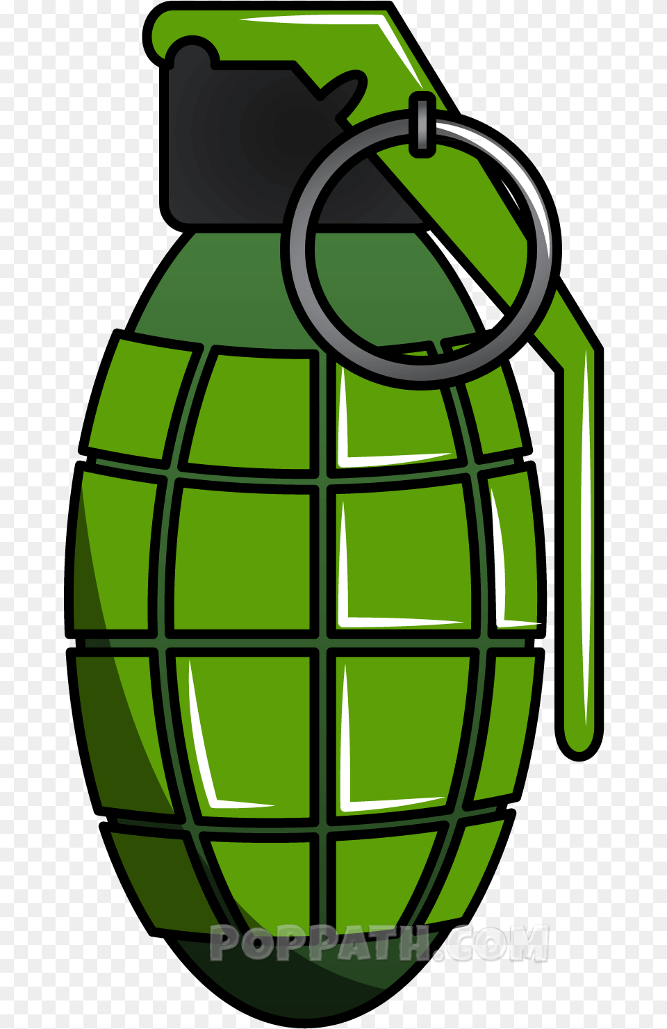 Cartoon Grenade Tear Gas Grenade Smoke Transparent Cartoon Grenade, Ammunition, Weapon Free Png Download