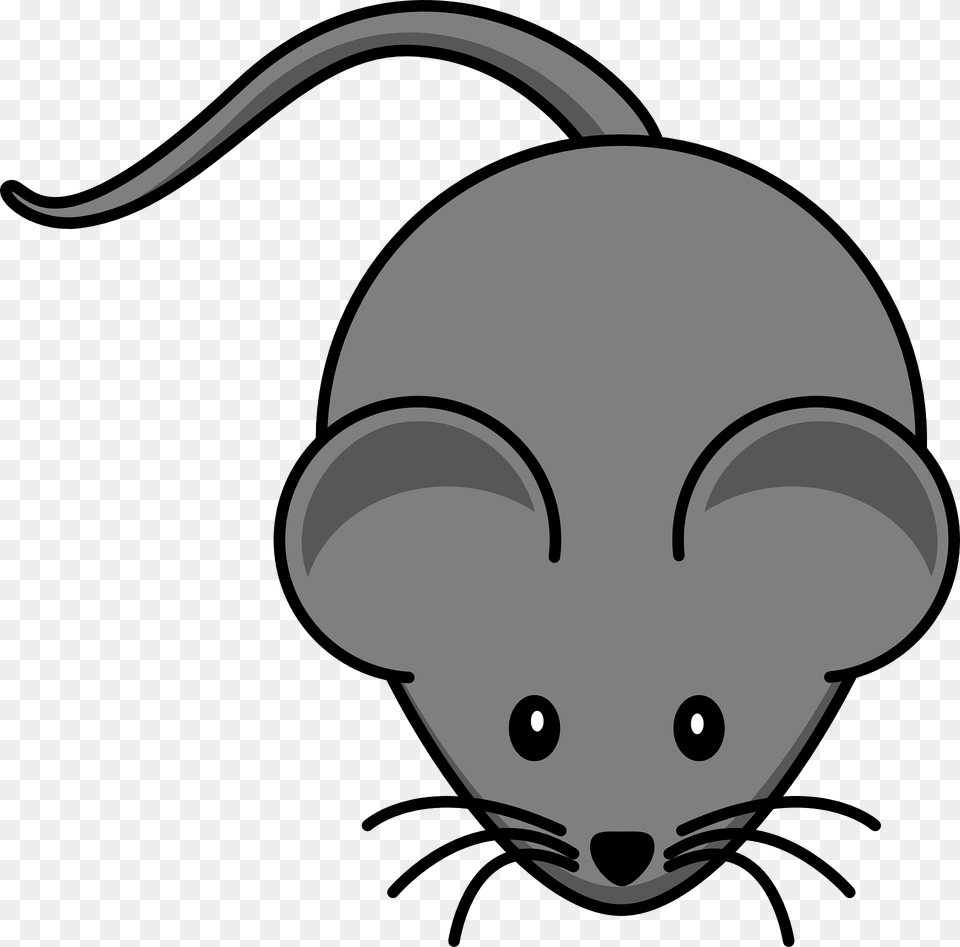 Cartoon Grey Mouse Clipart, Computer Hardware, Electronics, Hardware, Animal Free Transparent Png