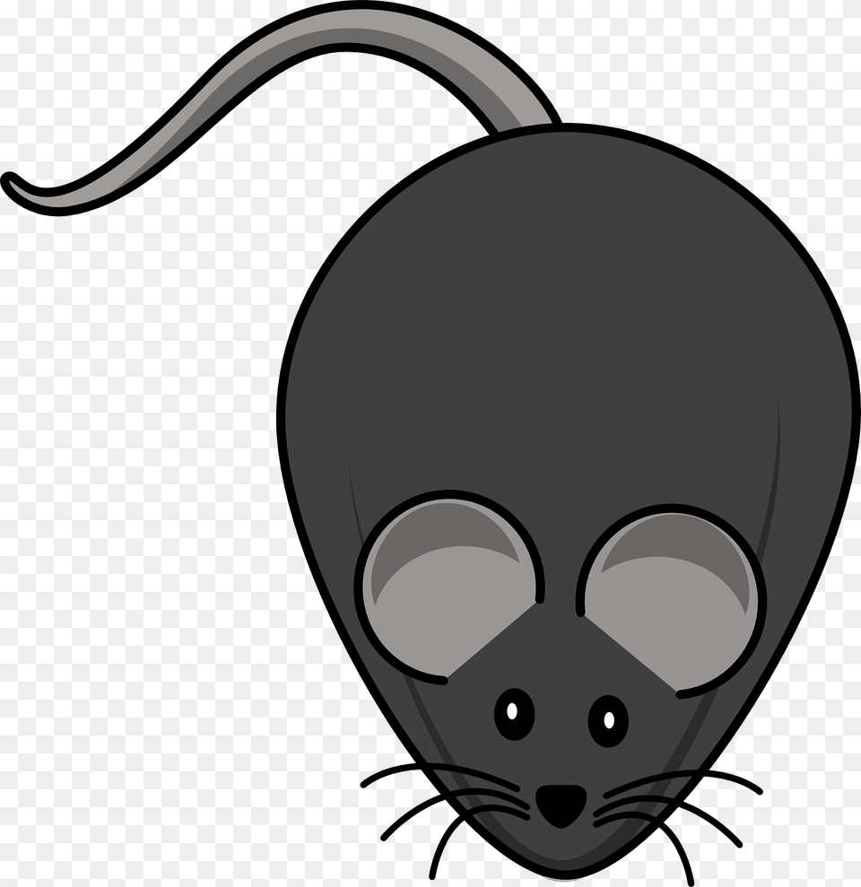 Cartoon Grey Mouse Clipart, Computer Hardware, Electronics, Hardware, Ammunition Free Png