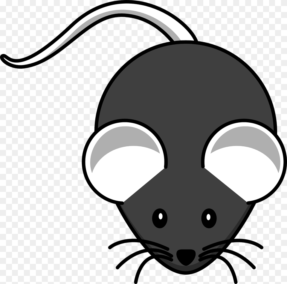 Cartoon Grey Mouse Clipart, Animal, Mammal Png Image