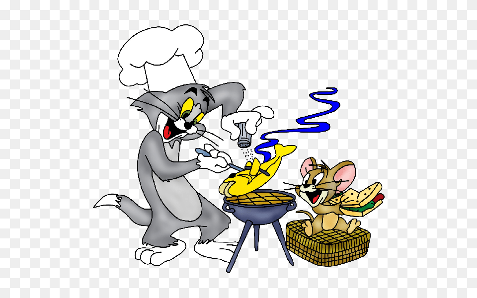 Cartoon Grid Tom And Jerry Clipart, Baby, Person, Book, Comics Free Png