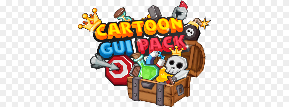 Cartoon Gui Pack Scary, Treasure, Dynamite, Weapon Free Png