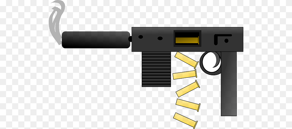 Cartoon Gun Arms Automatic Bullets Weapon Gun Shot Gif, Firearm, Machine Gun, Handgun, Rifle Free Png Download