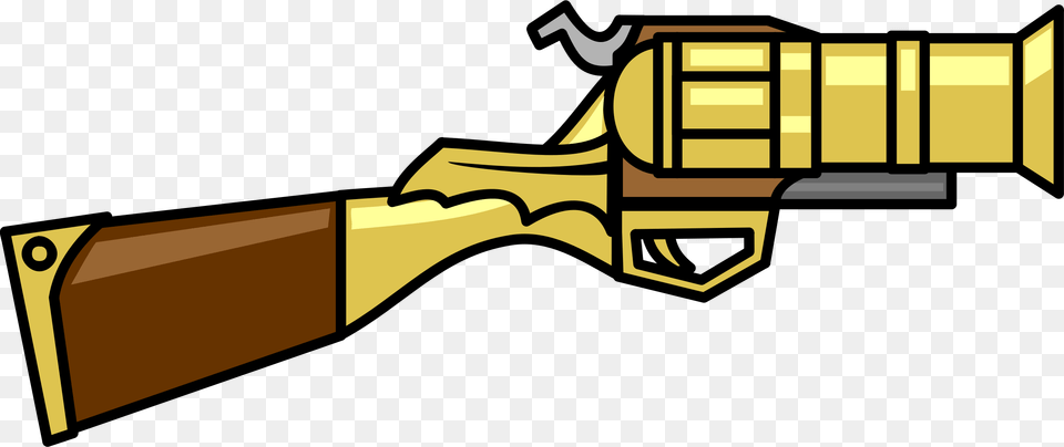Cartoon Gun Vector Clipart Image, Firearm, Rifle, Weapon, Bulldozer Free Transparent Png