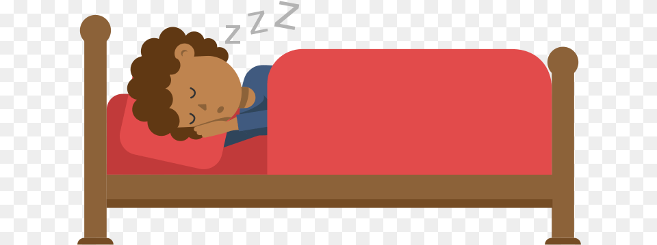 Cartoon Guy Sleeping In Bed, Furniture, Baby, Person, Face Free Png