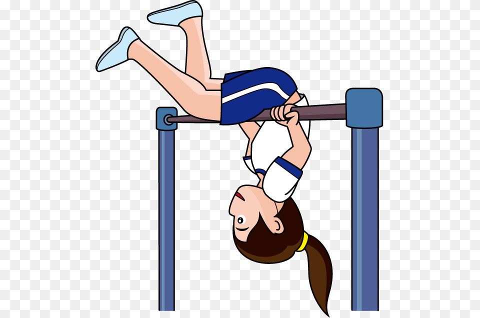 Cartoon Gymnastics Cliparts, Person, Sport, Track And Field, High Jump Free Png Download
