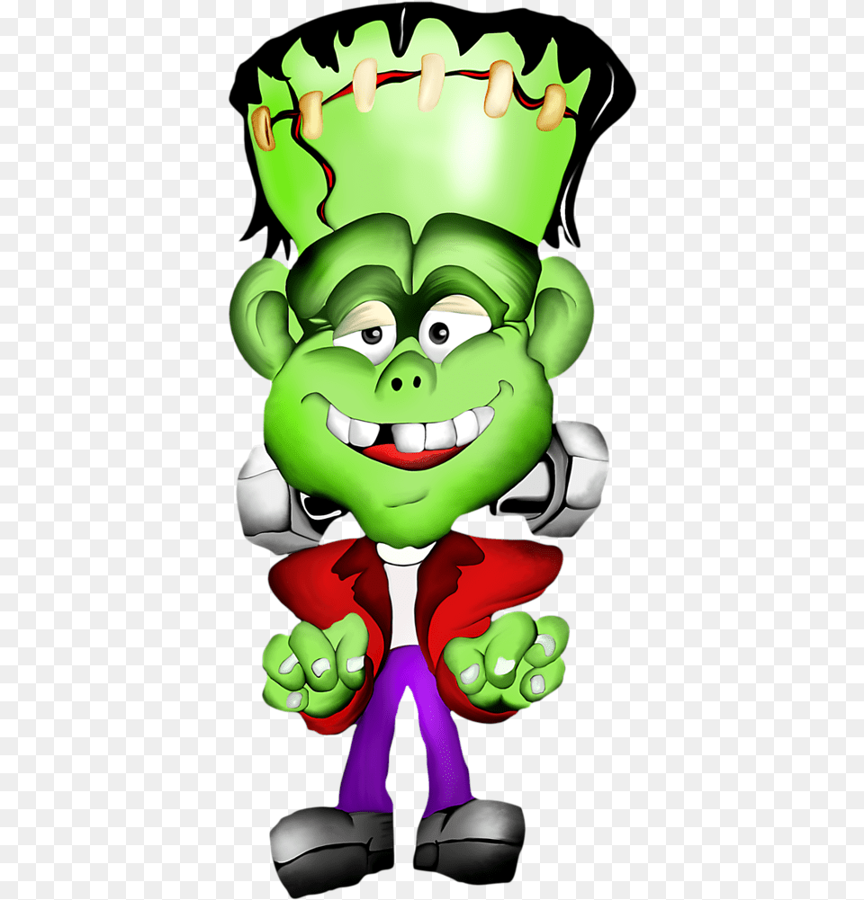 Cartoon Halloween Clipsrt, Green, Baby, Person, Face Png Image