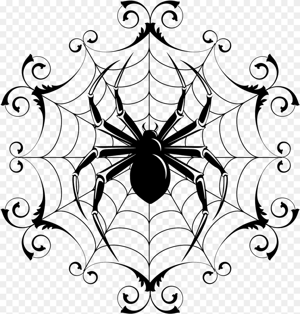 Cartoon Halloween Pictures To Drawings Of Spiders In Webs, Chandelier, Lamp, Spider Web Png Image