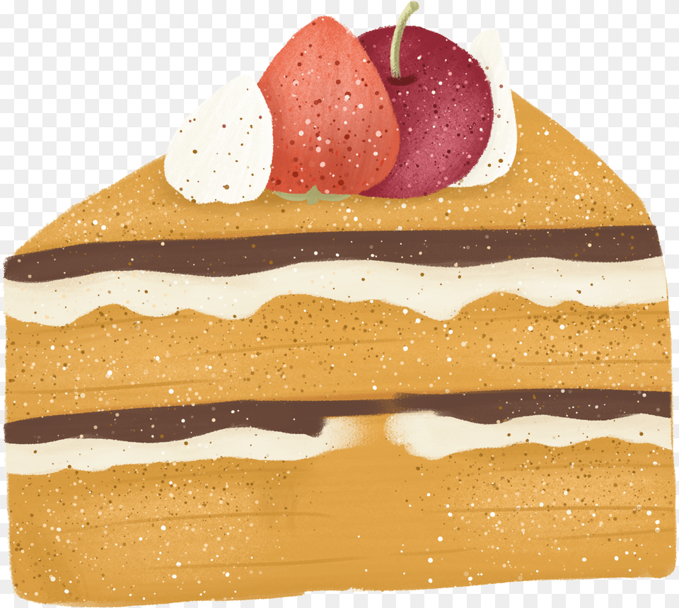 Cartoon Hand Drawn Gourmet Food And Psd Mont Blanc, Cake, Dessert, Torte, Birthday Cake Free Png