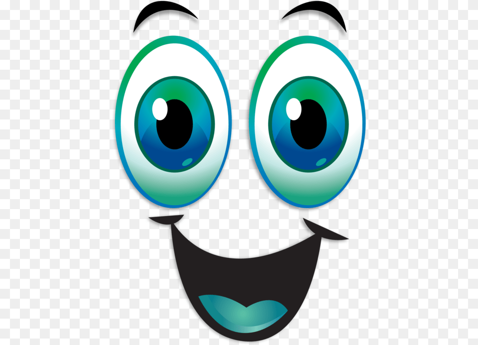 Cartoon Happy Eyes Clipart, Face, Head, Person Free Transparent Png