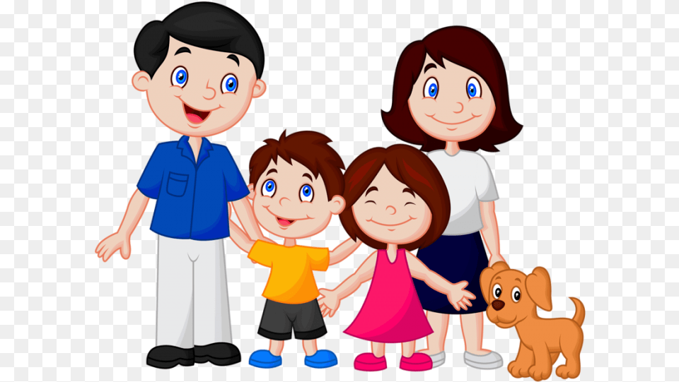 Cartoon Happy Family, Baby, Publication, Book, Comics Png Image
