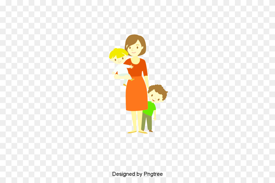 Cartoon Happy Family Design Pattern Cartoon Hand Painted, Person, Face, Head, Baby Free Png