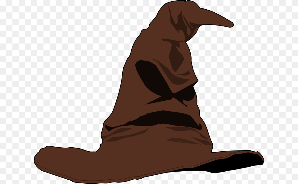 Cartoon Harry Potter Sorting Hat, Clothing, Bag, Person Png