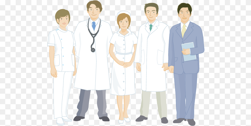 Cartoon Health Care Nurse Physician, Architecture, Building, Clothing, Coat Free Transparent Png