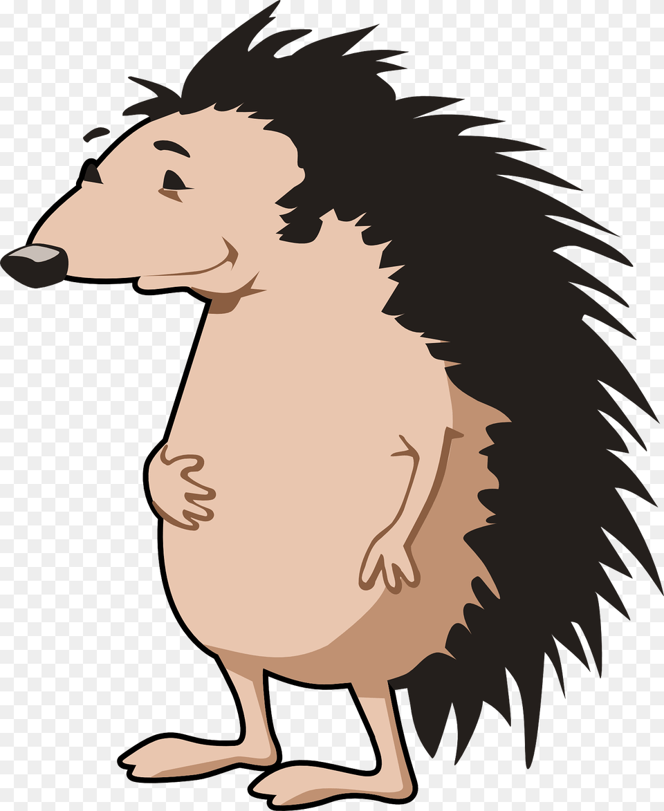 Cartoon Hedgehog Clipart, Person, Animal, Bird, Vulture Png Image