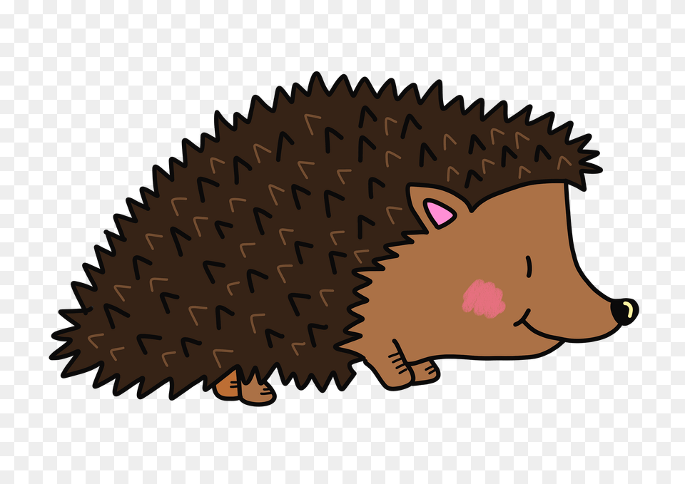 Cartoon Hedgehog Clipart, Animal, Mammal, Porcupine, Rodent Free Png Download
