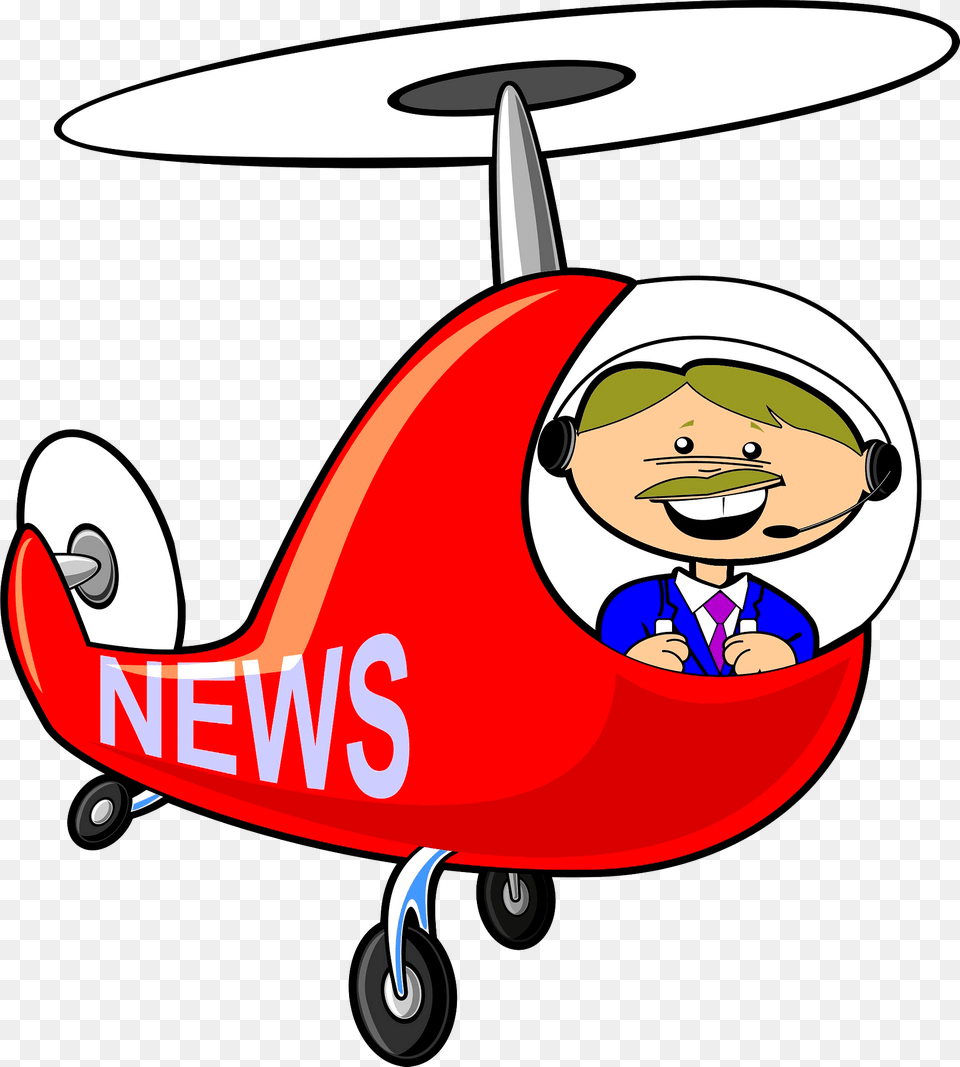 Cartoon Helicopter Pilot Clipart, Face, Head, Person, Aircraft Png Image