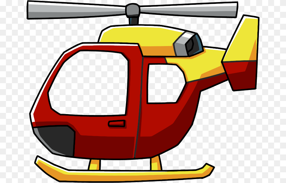 Cartoon Helicopter Transparent Background, Aircraft, Transportation, Vehicle, Lawn Png