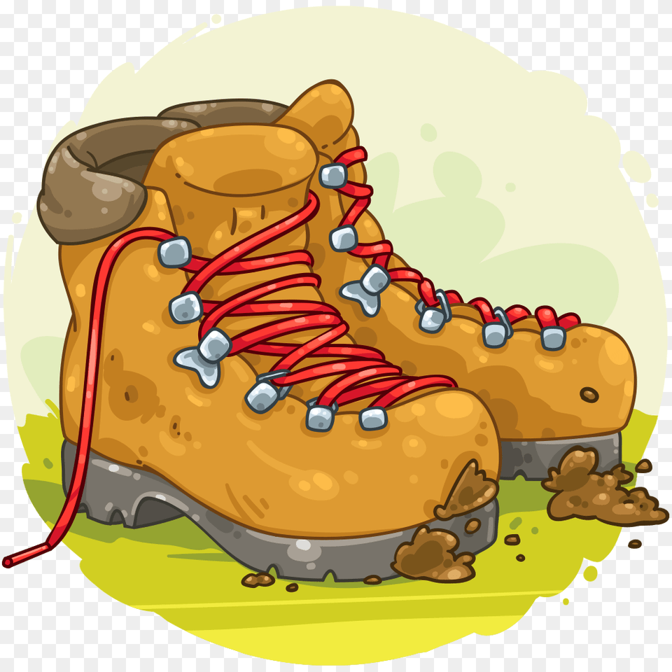 Cartoon Hiking Boot Clip Art, Clothing, Footwear, Shoe, Bulldozer Png