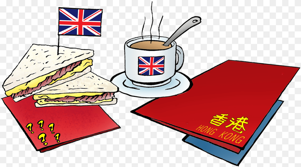 Cartoon Hong Kong Food Culture, Book, Publication, Cup, Burger Free Transparent Png
