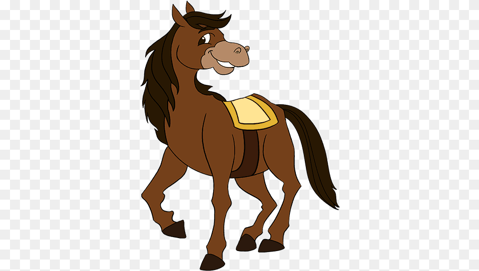 Cartoon Horse Background, Animal, Mammal, Person Free Transparent Png