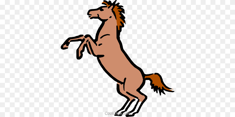 Cartoon Horse Royalty Vector Clip Art Illustration, Animal, Colt Horse, Mammal, Person Free Transparent Png