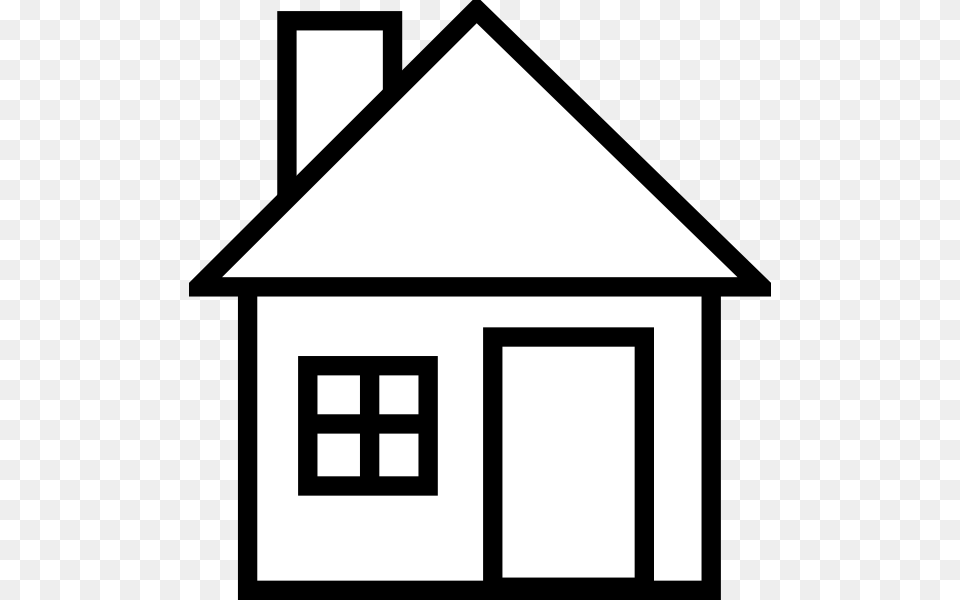 Cartoon House Black And White Gallery, Architecture, Building, Countryside, Hut Free Png