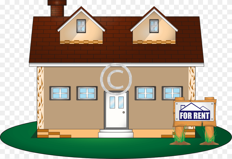 Cartoon Houses With Money, Architecture, Building, Cottage, House Free Png