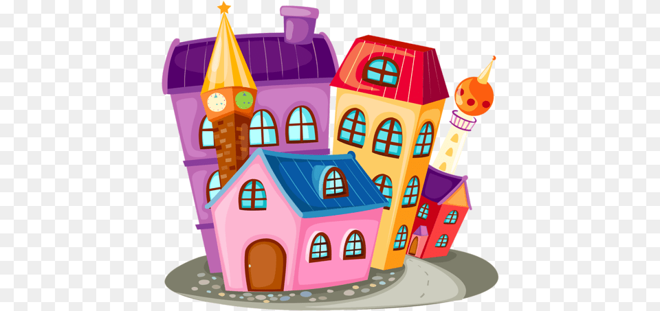 Cartoon Housevector Cartoon Images Of Housing, Neighborhood, Food, Sweets, Birthday Cake Png Image