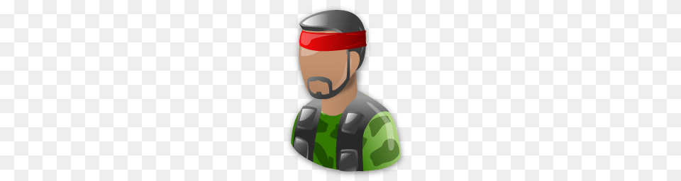 Cartoon Icons, People, Person, Helmet, Military Free Transparent Png