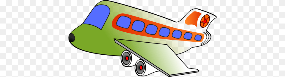 Cartoon Image Of A Passenger Plane, Aircraft, Transportation, Vehicle, Car Free Png