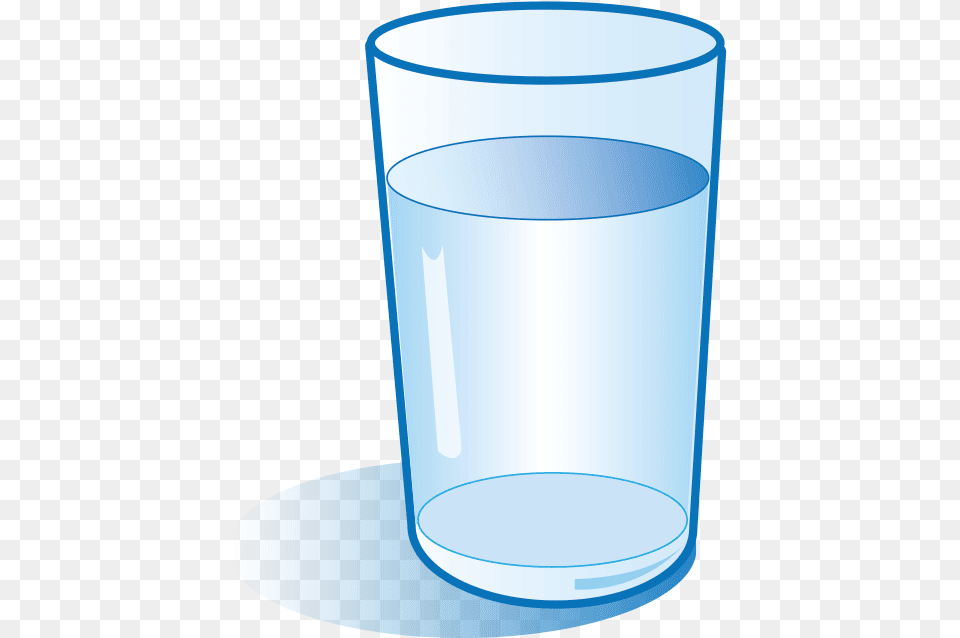 Cartoon Image Of Water, Cylinder, Glass, Cup Free Png Download