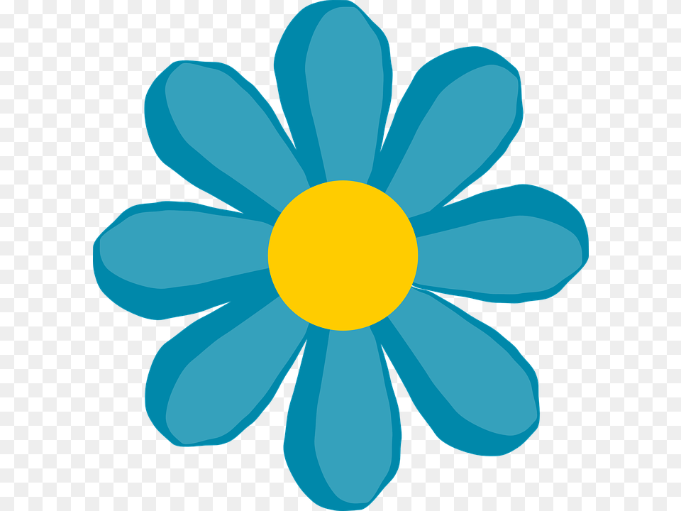 Cartoon Images Of Forget Me Not Flowers, Anemone, Daisy, Flower, Plant Free Png