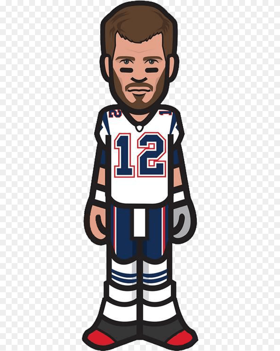 Cartoon Images Of Tom Brady New England Patriots Emojis, Clothing, Shirt, Adult, Person Free Transparent Png
