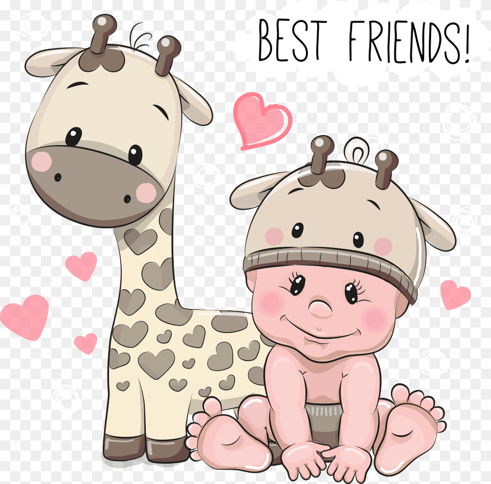 Cartoon Infant Stock Photography Illustration Baby Giraffe Cartoon, Book, Comics, Face, Head Png