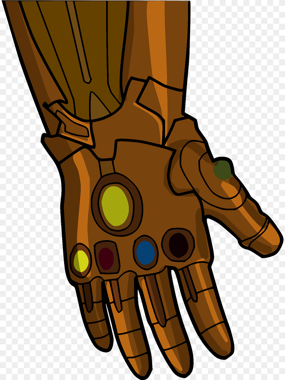 Cartoon Infinity Gauntlet Clothing, Glove, Body Part, Hand Free Transparent Png