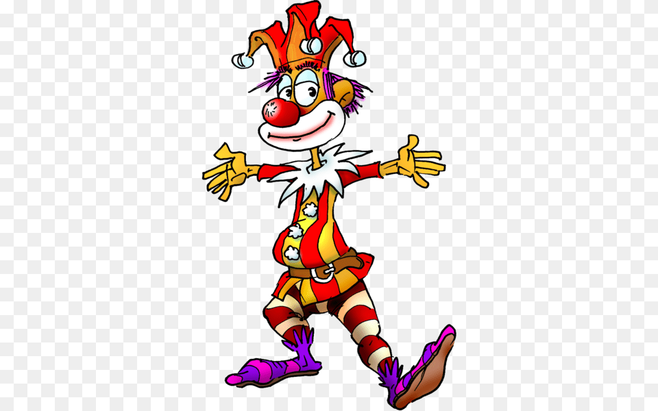 Cartoon Jester, Baby, Person, Clown, Performer Free Transparent Png