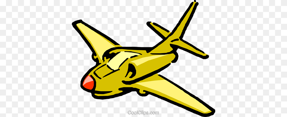 Cartoon Jet Airplane Royalty Vector Clip Art Illustration, Aircraft, Transportation, Vehicle, Airliner Free Png Download