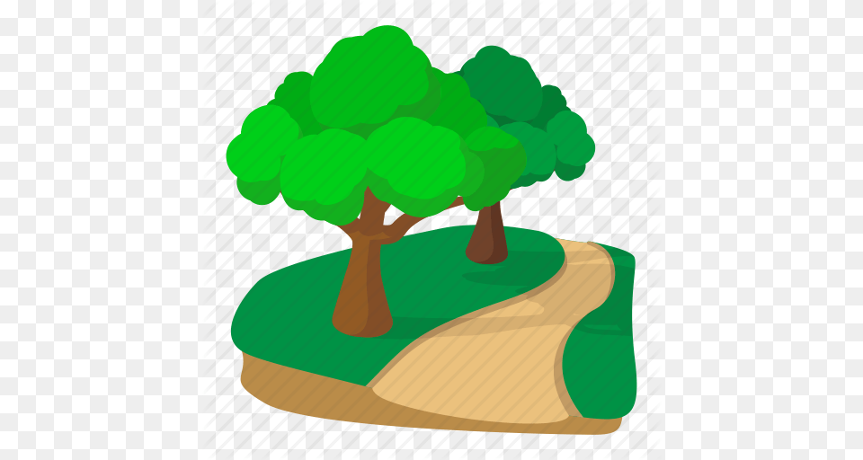 Cartoon Jogging Nature Outdoor Park Sport Track Icon, Plant, Potted Plant, Tree, Bonsai Png