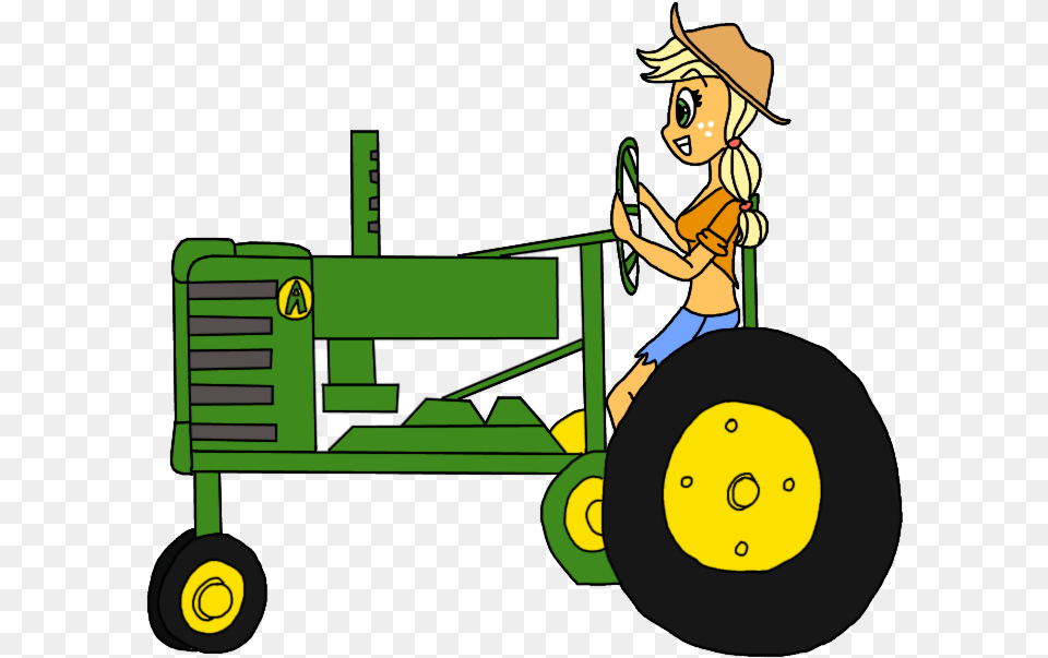 Cartoon John Deere Tractor Download Clip Art Person, Vehicle, Transportation, Face Free Png