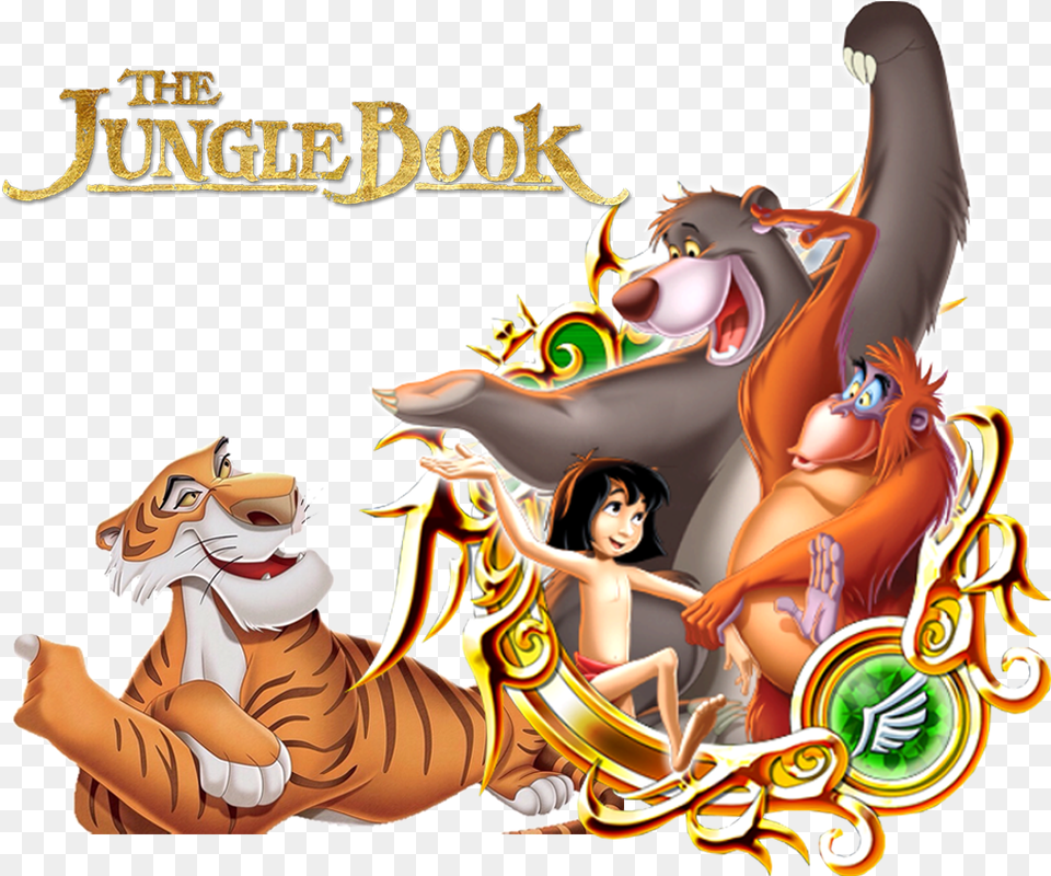 Cartoon Jungle Book Characters, Publication, Comics, Adult, Person Png