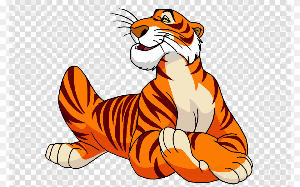 Cartoon Jungle Book Tiger, Animal, Mammal, Wildlife Png Image