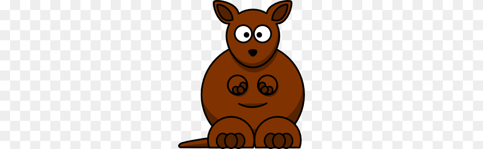 Cartoon Kangaroo Clip Art, Animal, Mammal, Bear, Wildlife Png Image