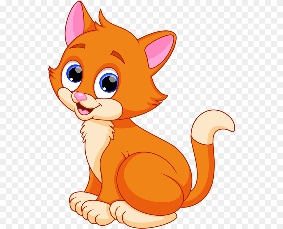 Cartoon Katze Cartoon Picture Of Cat, Animal, Bear, Mammal, Wildlife Free Png Download