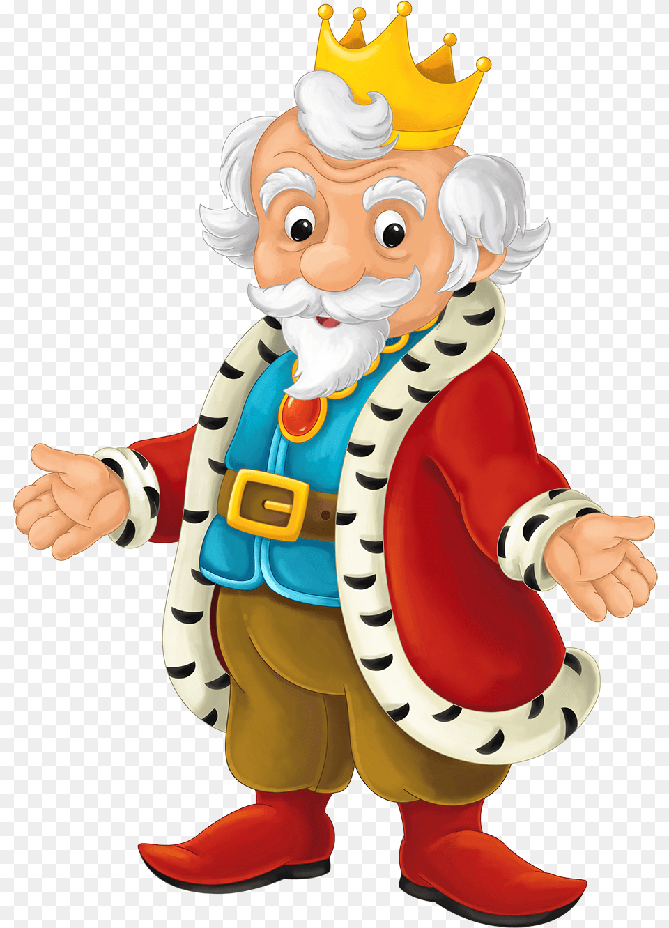 Cartoon King Crown Old King Cole Clipart, Baby, Person, Face, Head Png