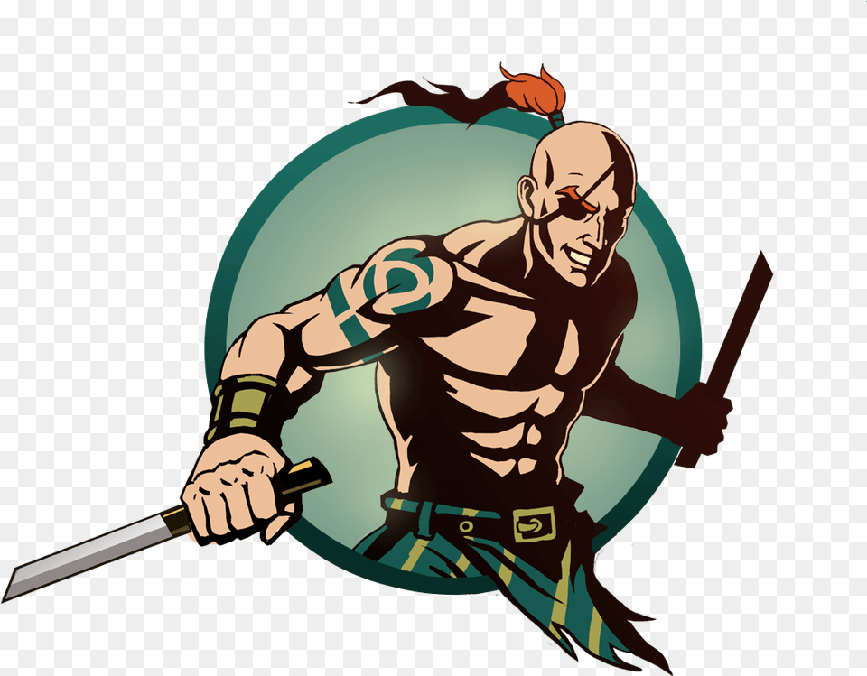 Cartoon Knife Shadow Fight Hero, Adult, Person, Man, Male Png Image